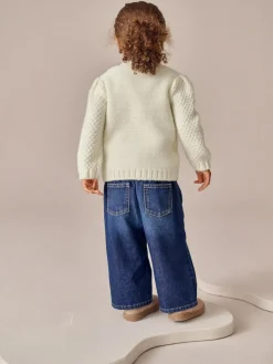 Discount Next Ecru Flower Embroidered Cardigan (3mths-10yrs)