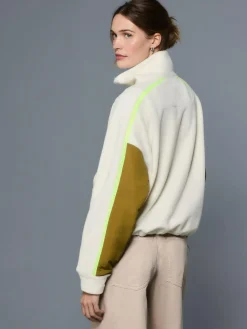 Next Half Zip Fleece with Colourblock Panels^Women Hoodies & Sweatshirts|Coats & Jackets