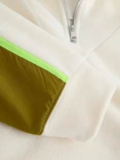 Next Half Zip Fleece with Colourblock Panels^Women Hoodies & Sweatshirts|Coats & Jackets