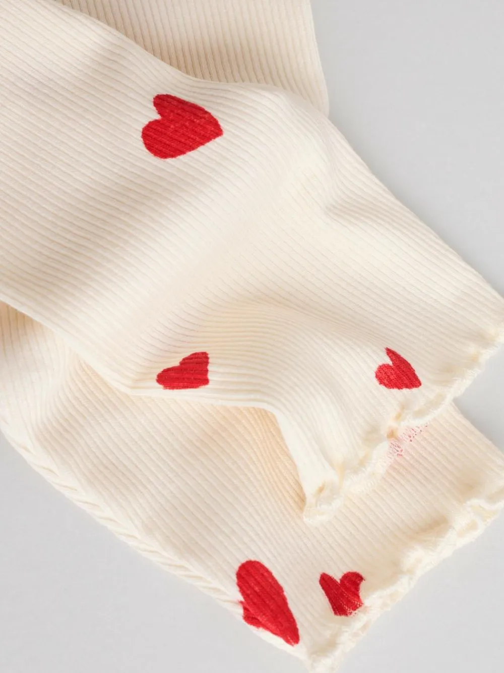 Next Baby Top and Leggings 2 Piece Set (0mths-2yrs) Ecru Hearts