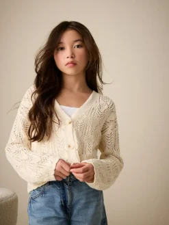 Sale Next Knitted Cardigan (3-16yrs) Ecru