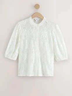 Next Lace Half Sleeve Blouse^Women Blouses & Shirts