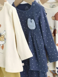 Next Ecru Long Sleeve Top And Leggings Set 6 Piece (0mths-3yrs)^ Sets & Co-Ords|Sets & Co-Ords