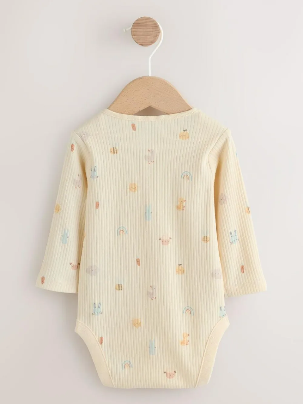 Best Next Ecru My First Easter Long Sleeve Baby Bodysuit