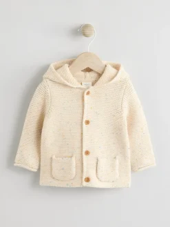 Next Knitted Hooded Baby Cardigan^BOY Baby Winter Clothing|Unisex