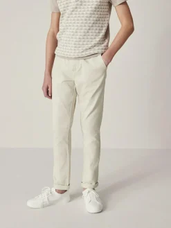 Discount Next Ecru Neutral Skinny Fit Stretch Chino Trousers (3-17yrs)