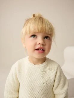 Next Ecru Occasion Dress (3mths-10yrs)^ Baby Girls|Knitwear