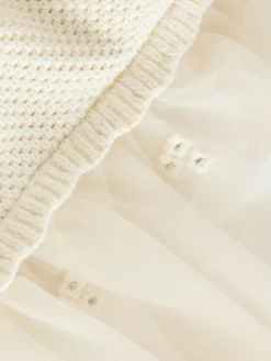 Next Ecru Occasion Dress (3mths-10yrs)^ Baby Girls|Knitwear