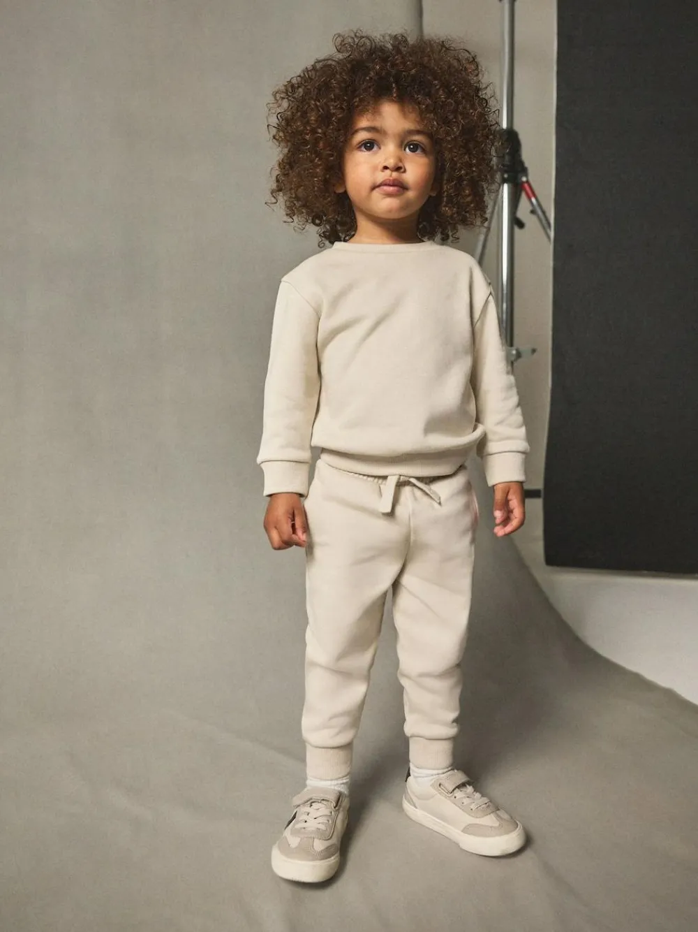 Next Ecru Off White Plain Sweatshirt And Joggers Set (3mths-7yrs)^BOY Sweatshirts & Hoodies|Sweat Pants