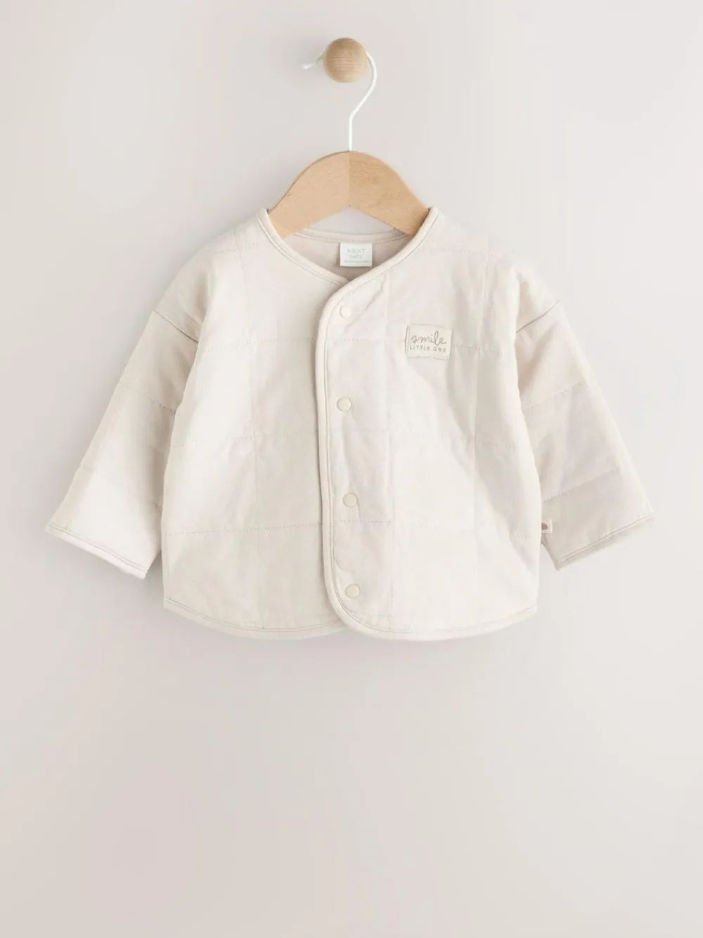 Hot Next Ecru Quilted Milk Club Baby Jacket