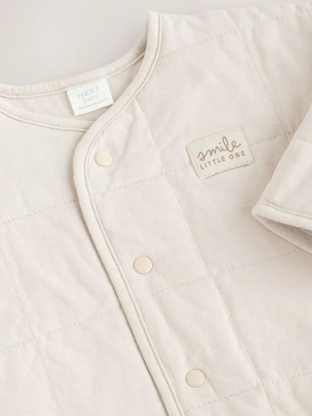 Hot Next Ecru Quilted Milk Club Baby Jacket