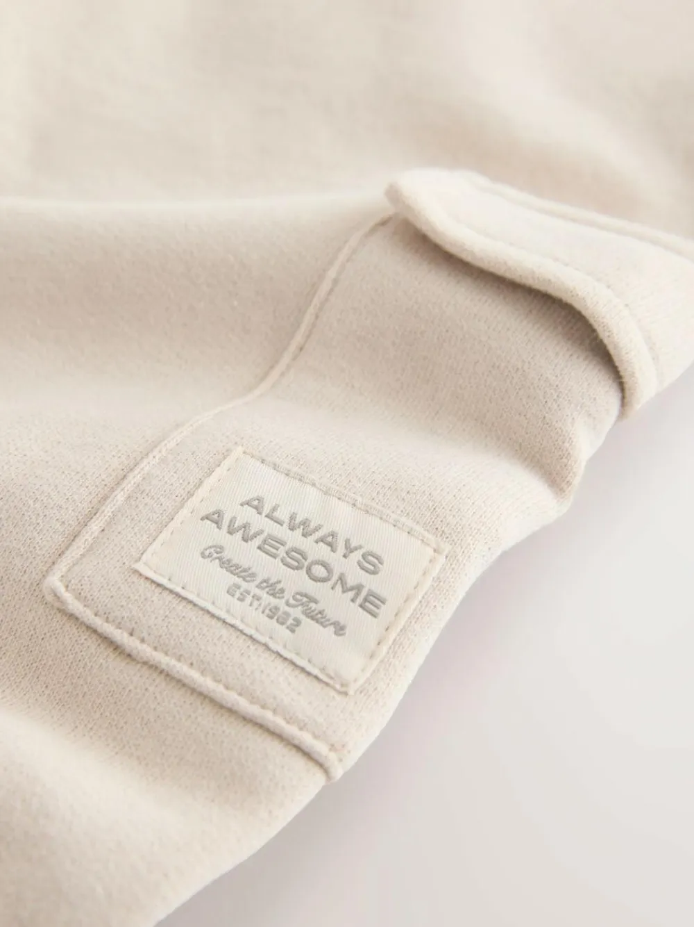 Clearance Next Soft Touch Jersey Utility Joggers (3mths-7yrs) Ecru