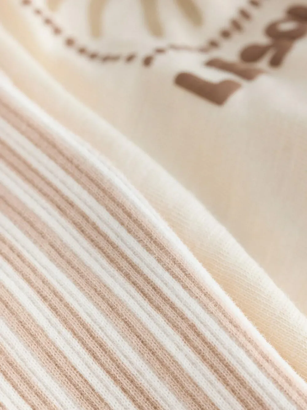 Next Ecru Sun Short Sleeve T-Shirt and Cycle Shorts Set (3mths-7yrs)