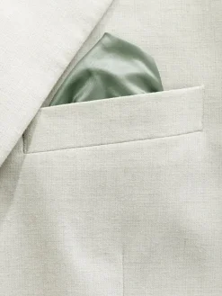 Next Ecru Tailored Fit Linen Blend Texture Suit Jacket^ Suits & Tuxedos