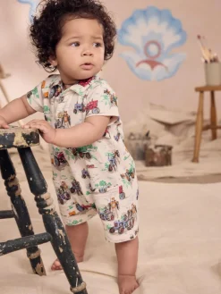 Next 100% Cotton Cath Kidston Romper^ Rompers & Overalls