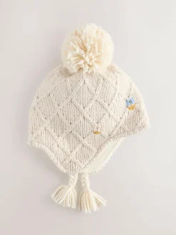 Next Ecru Trapper Hat (3mths-13yrs)^ Hats|Hats, Gloves & Scarves
