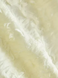 Outlet Next Tufty Jacquard Long Sleeve Blouse Ecru