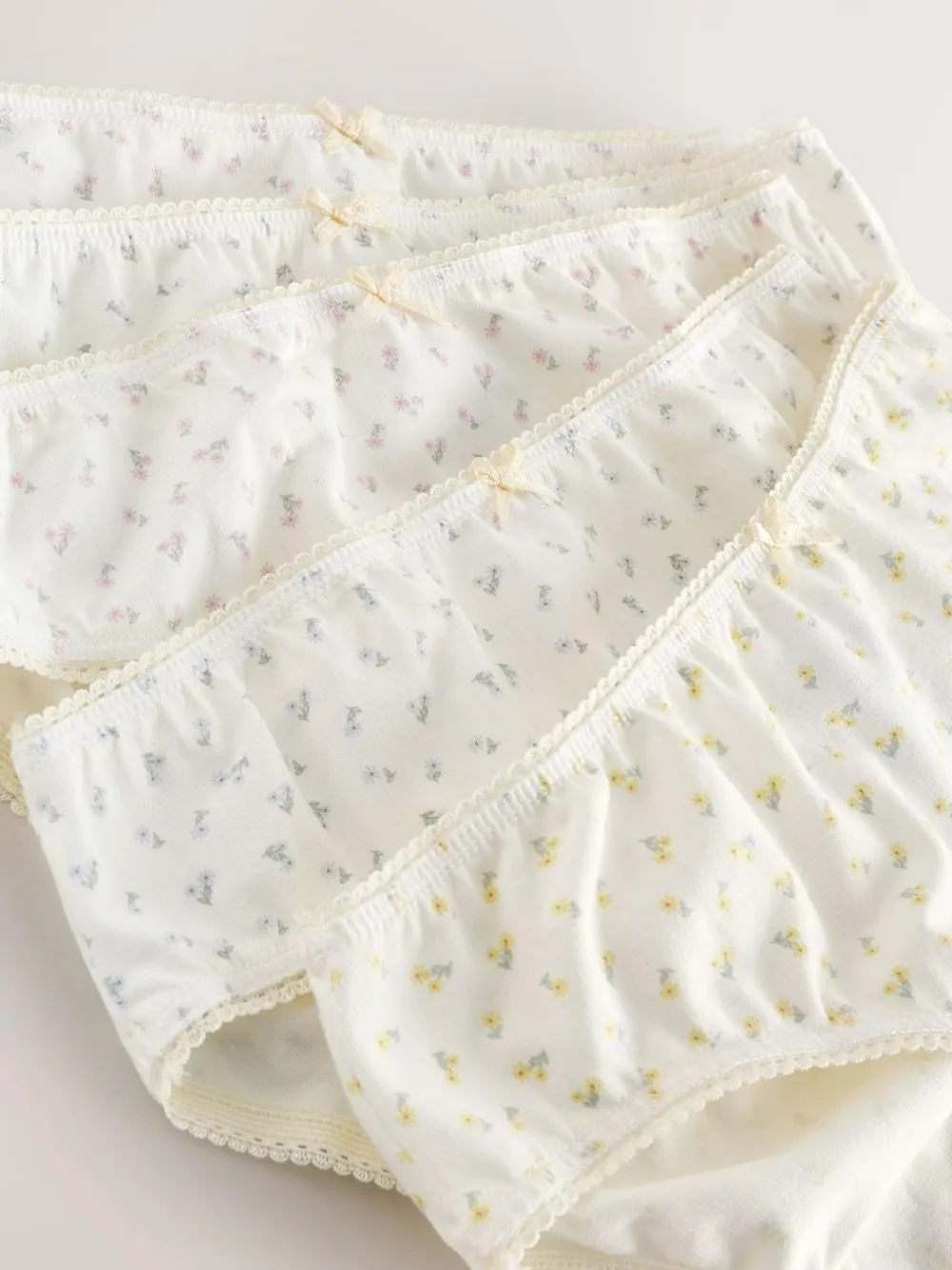 New Next Bikini Briefs 5 Pack (1.5-16yrs) Ecru White