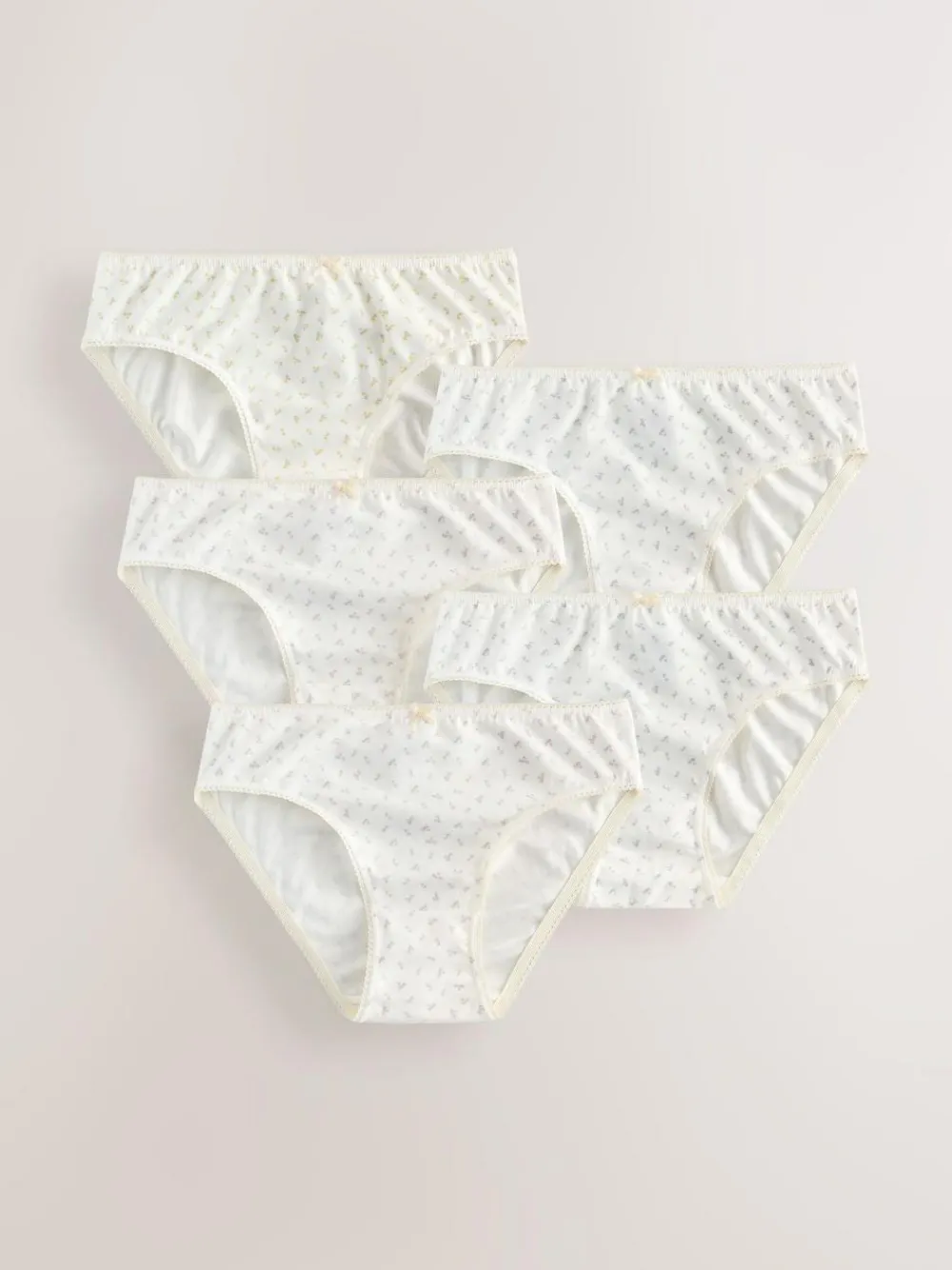 New Next Bikini Briefs 5 Pack (1.5-16yrs) Ecru White