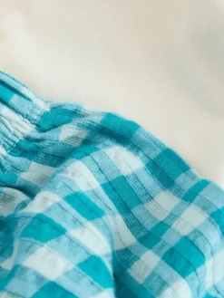 Next Ecru White Disney Minnie and Mickey Short Sleeve Top and Shorts Set (3mths-7yrs)^ Baby Girls|Tops