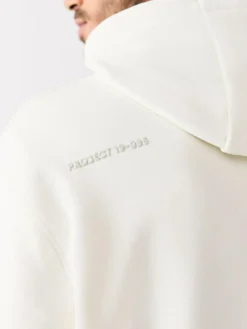 Next Ecru White Graphic Print Hoodie^ Sweatshirts & Hoodies|Sweatshirts & Hoodies