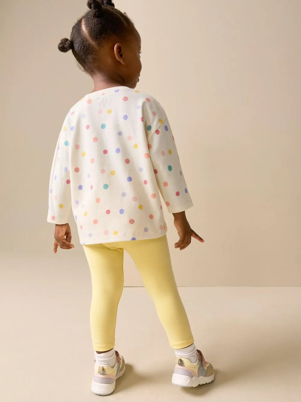 Next Ecru White Rainbow Long Sleeve Bag Top (3mths-7yrs)^ Tops|Tops