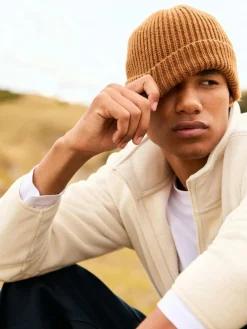 Online Next Utility Style Polar Fleece Ecru White