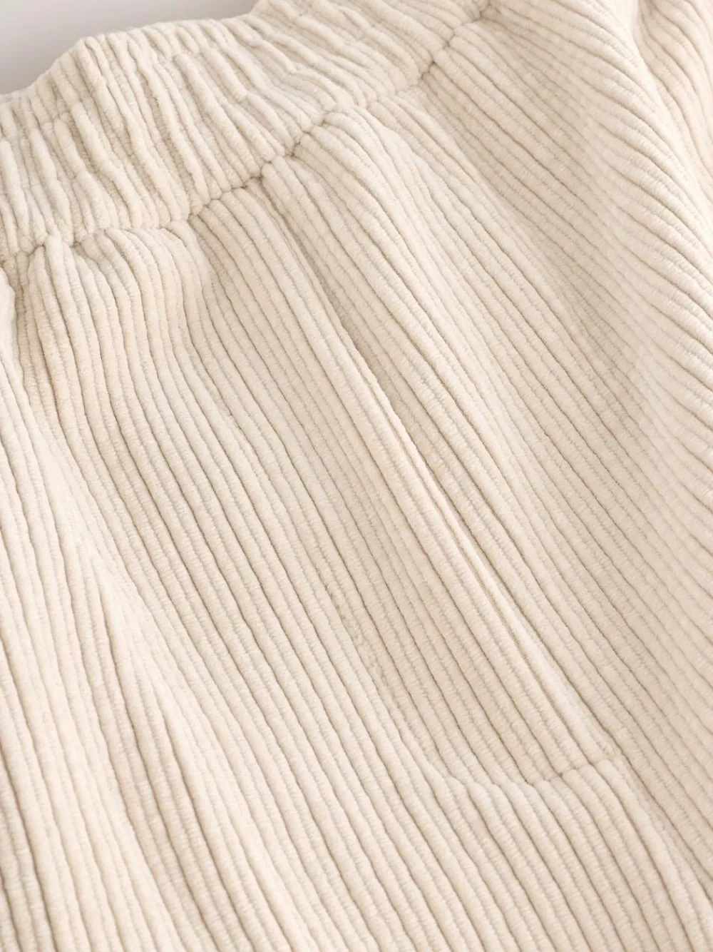 Next Ecru Wide Leg Soft Cord Trousers^Women Nightwear|Pants