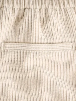 Next Ecru Wide Leg Soft Cord Trousers^Women Nightwear|Pants