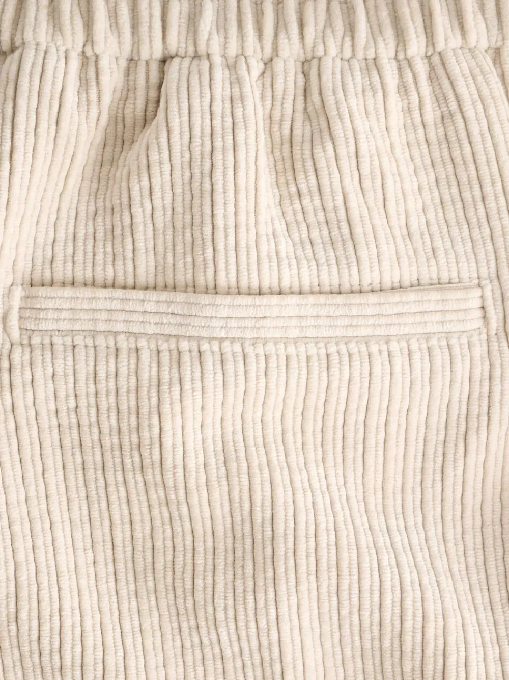 Next Ecru Wide Leg Soft Cord Trousers^Women Nightwear|Pants