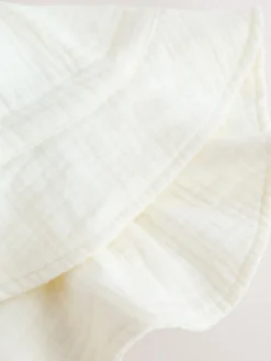 Next Ecru Woven Crinkle Baby Bucket Hat (0mths-2yrs)^ Hats & Scratch Mitts|Newborn Accessories