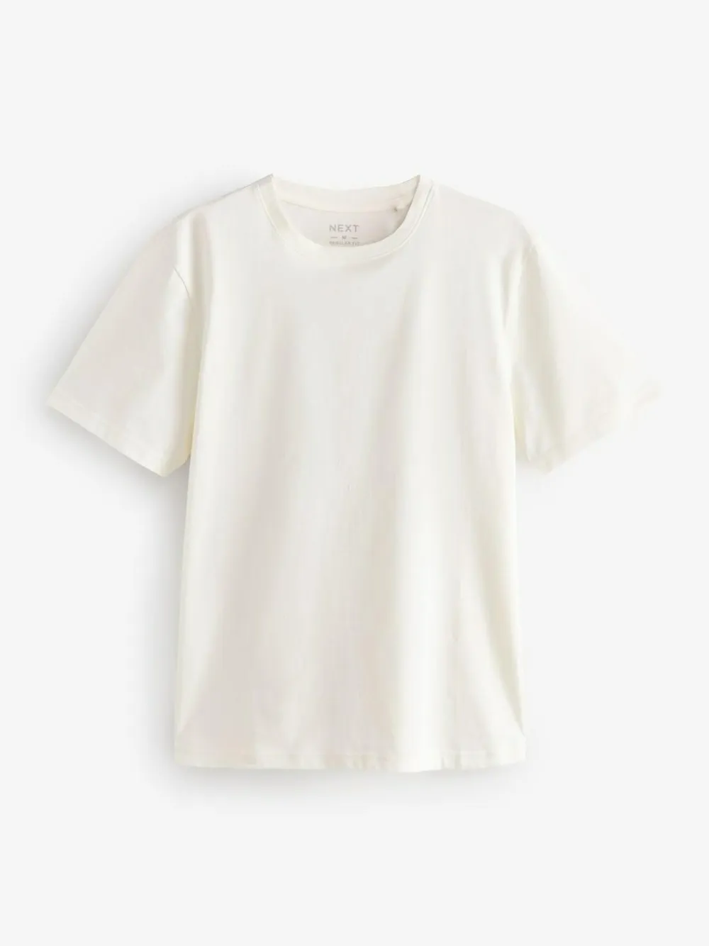 Next Ecru/Blue/Green/Neutral Mushroom/Grey/Stone Regular Fit Essential Cotton T-Shirts 6 Pack^ Nightwear|Tops & T-Shirts