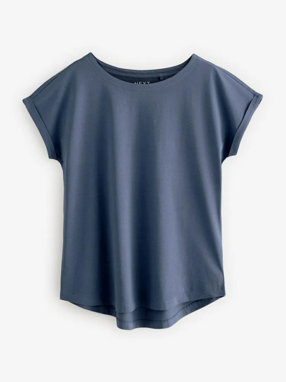 New Next Cap Sleeve T-Shirts 5 Pack Ecru/Taupe/Brown/Blue/Yellow