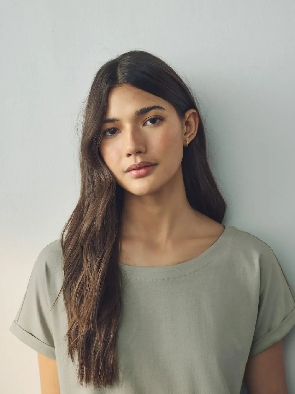 New Next Cap Sleeve T-Shirts 5 Pack Ecru/Taupe/Brown/Blue/Yellow