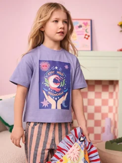 Eleanor Bowmer Blue Moon Child 100% Cotton T-Shirt^ T-Shirts