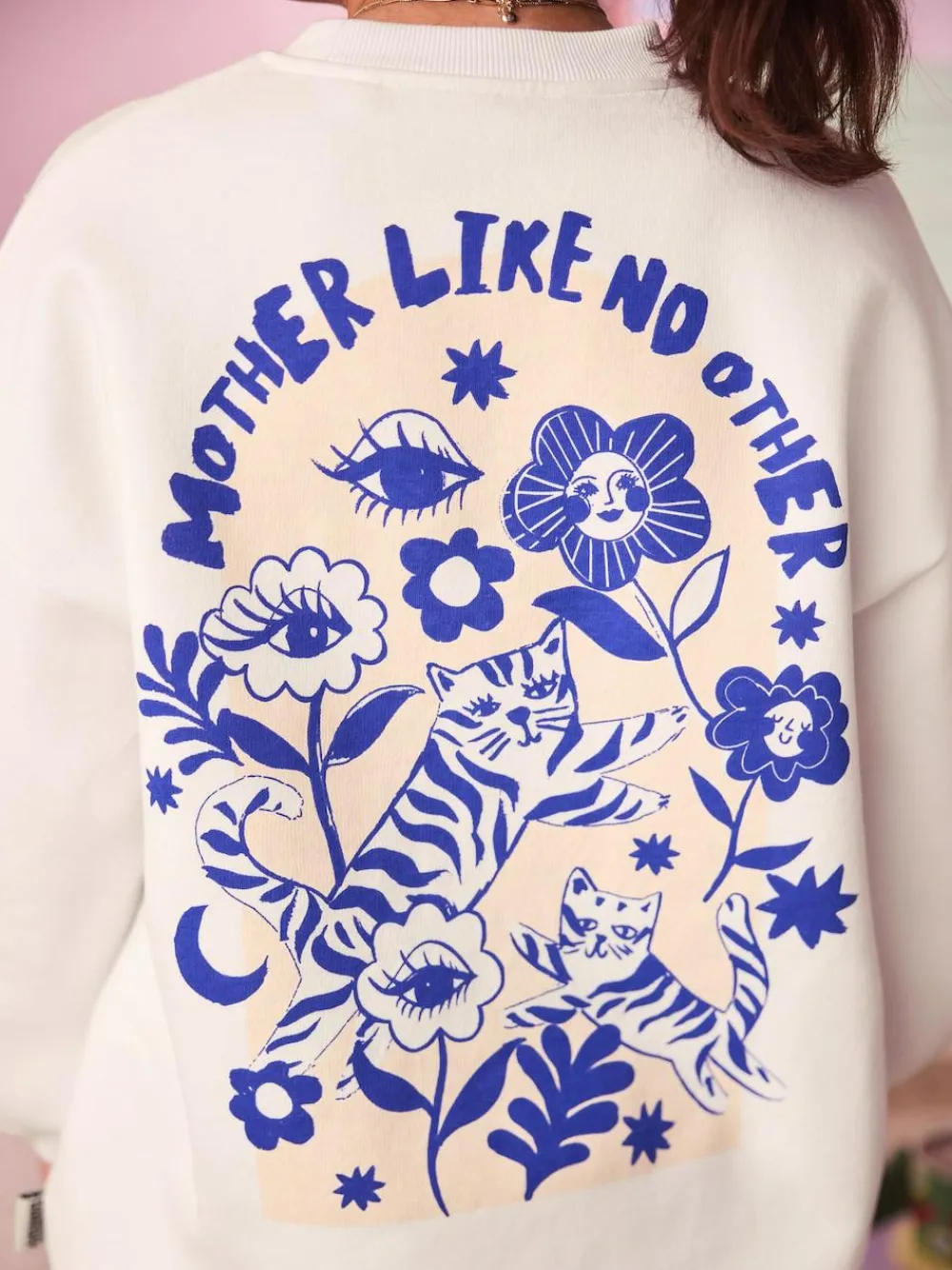 Eleanor Bowmer Ecru Mama Like No Other Sweatshirt^Women Hoodies & Sweatshirts