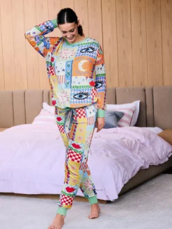 Online Eleanor Bowmer Pyjamas Multi Patchwork