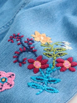 Sale Next Dungarees and Long Sleeve Bodysuit Set 2 Piece (0mths-3yrs) Embroidered Denim