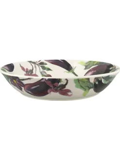 Online Emma Bridgewater Cream Aubergine Flowers Medium Pasta Bowl