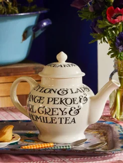 Best Emma Bridgewater Cream Black Toast 4 Mug Teapot