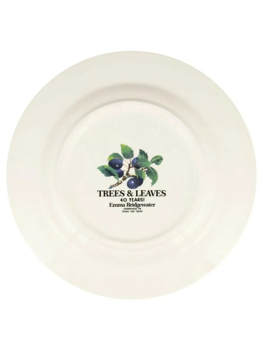 Sale Emma Bridgewater Cream Damson 8 1/2 Inch Side Plate