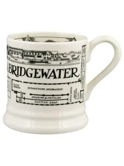 Discount Emma Bridgewater Cream Factory Plan 1/2 Pint Mug