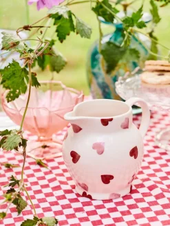 Best Emma Bridgewater Cream Pink Hearts 1/2 pint Jug