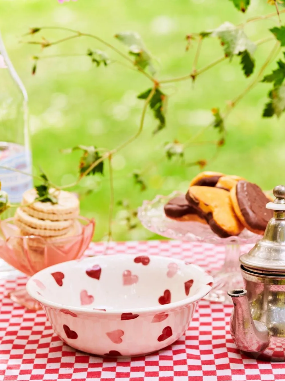 Sale Emma Bridgewater Cream Pink Hearts Cereal Bowl