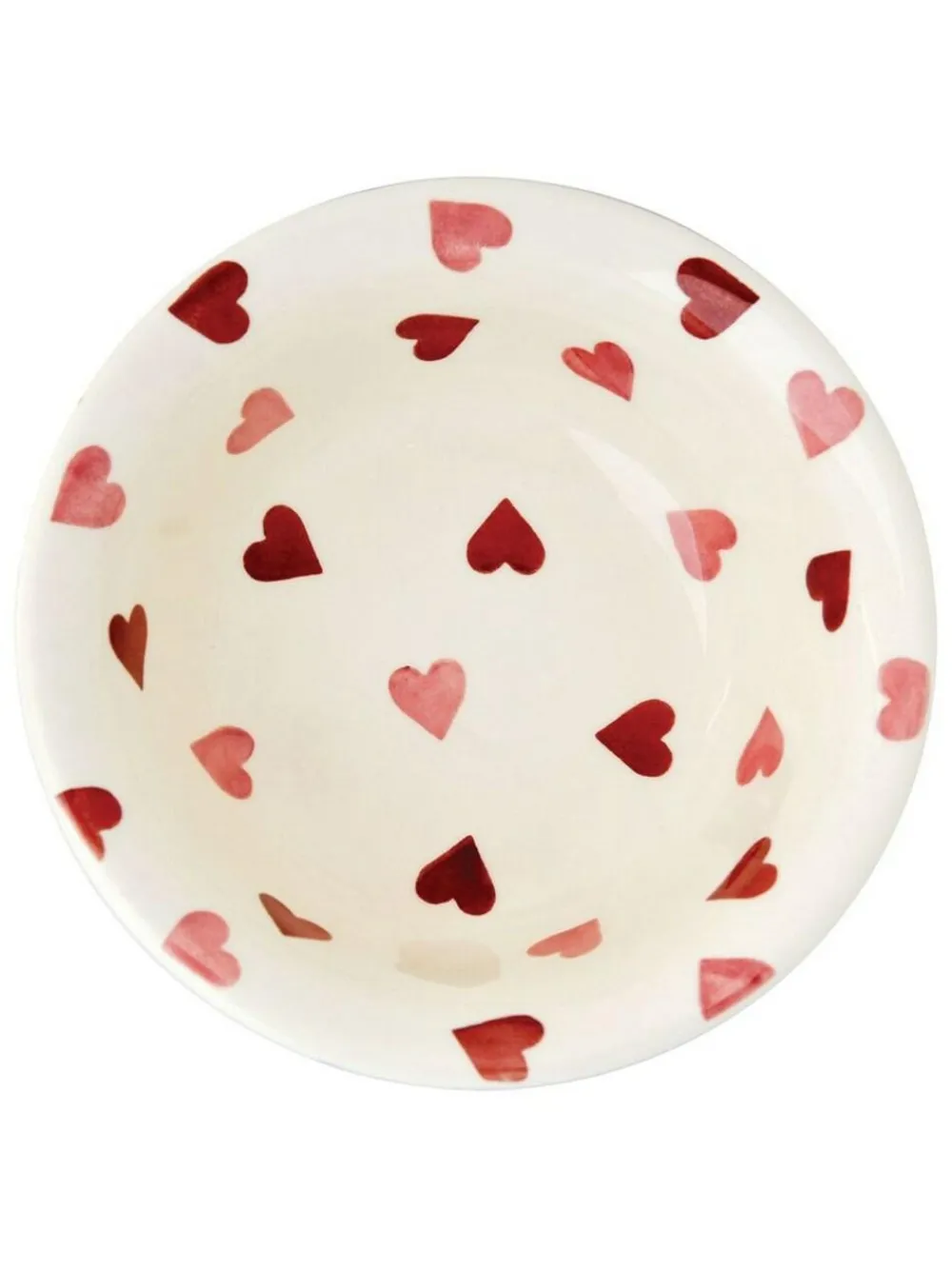 Sale Emma Bridgewater Cream Pink Hearts Cereal Bowl