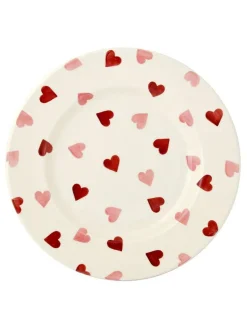 Emma Bridgewater Cream Pink Hearts 8 1/2 Inch Side Plate