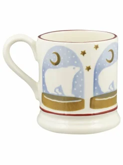 Best Emma Bridgewater Cream Polar Bear Snow Globe 1/2 Pint Mug