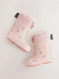 Discount Next Character Thinsulate Lined Cuff Wellies Fairy Pink