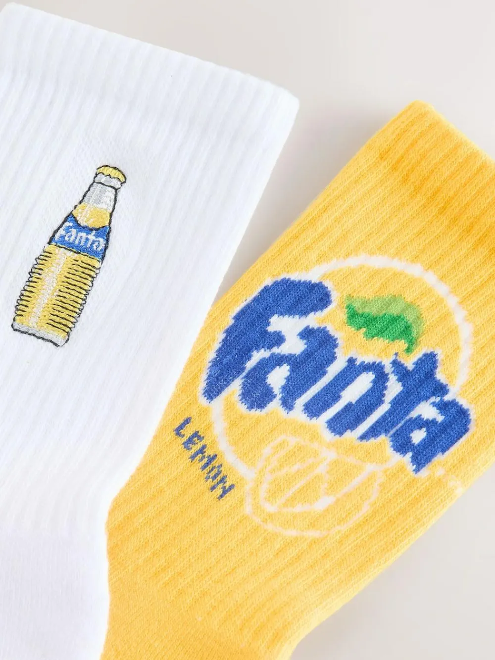 Next Fanta Lemon License Ribbed Ankle Socks 2 Pack^Women Socks & Tights