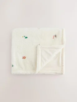 Best Next Farm Embroidered Baby Fleece Blanket